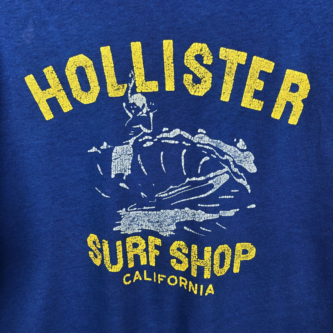 90'S Hollister surf/skate t-shirt, men's size XL equivalent, vintage. cotton blue type Vintage Second Hand