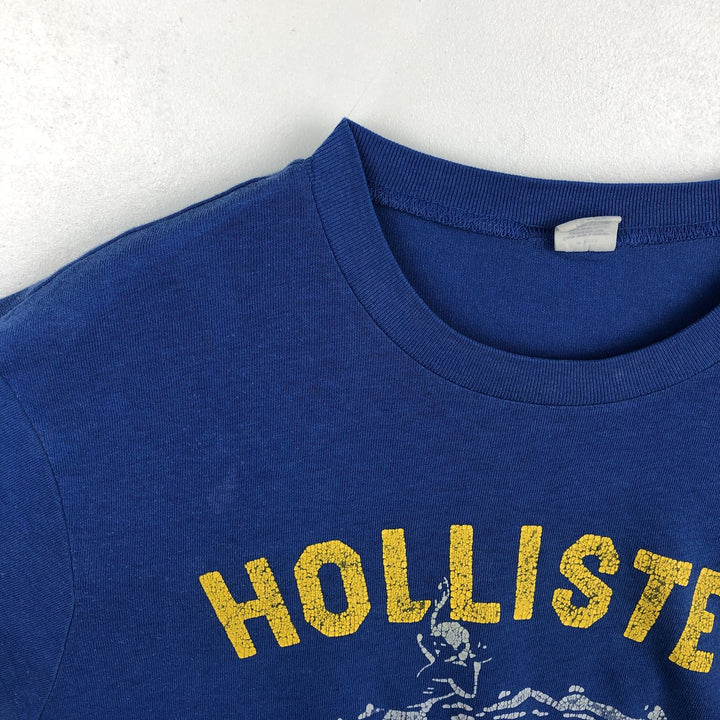 90'S Hollister surf/skate t-shirt, men's size XL equivalent, vintage. cotton blue type Vintage Second Hand