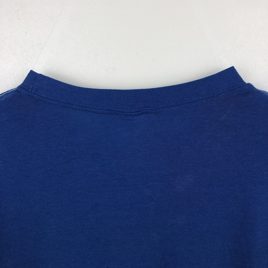 90'S Hollister surf/skate t-shirt, men's size XL equivalent, vintage. cotton blue type Vintage Second Hand