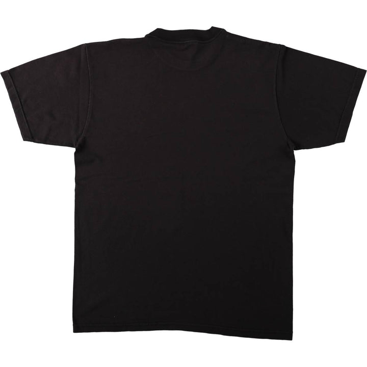 USARMY military print T-shirt, men's size L (approx.) unclear black type Vintage Second Hand
