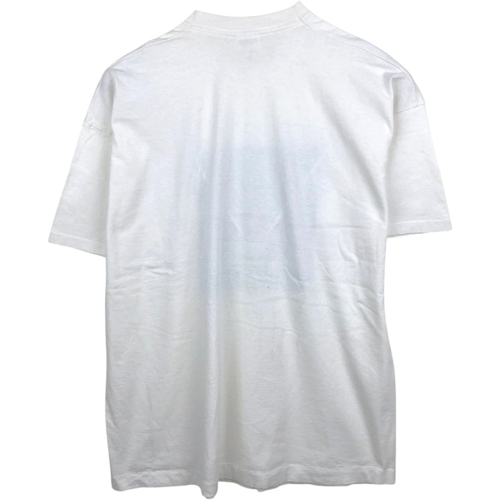 90'S Screen Stars Print T-Shirt, Made in Ireland, XXL (Equivalent to Men's XXL), Vintage cotton white type Vintage Second Hand