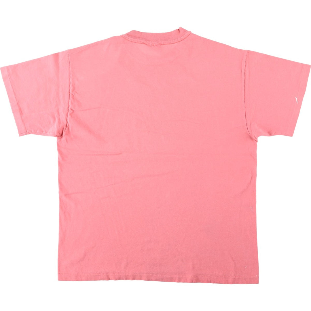 90'S Hanes BEEFY-T Fleetguard Advertising T-Shirt, Made in USA, Men's Size L (approx.), Vintage cotton pink type Vintage Second Hand