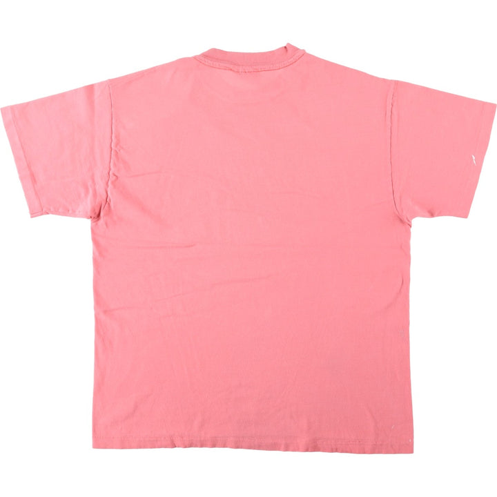 90'S Hanes BEEFY-T Fleetguard Advertising T-Shirt, Made in USA, Men's Size L (approx.), Vintage cotton pink type Vintage Second Hand