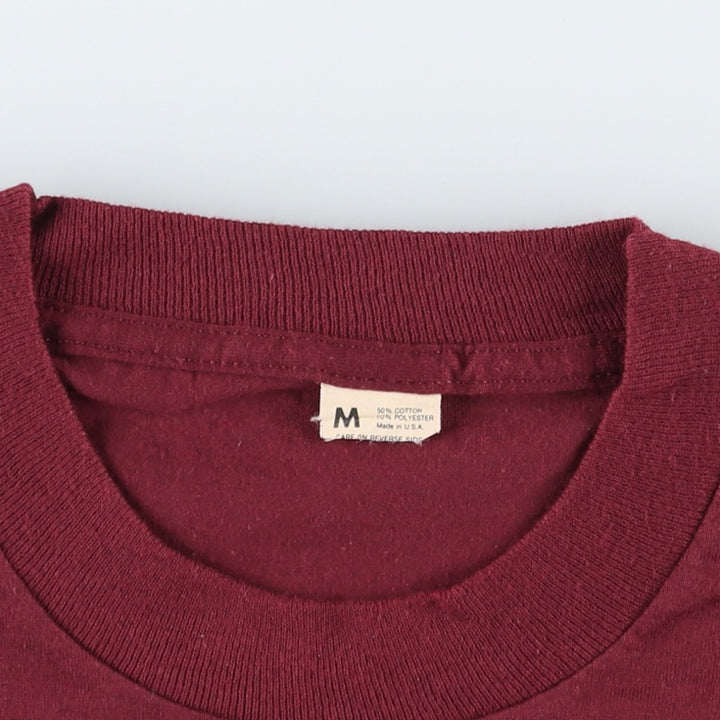 ~90'S CEDAR INN Advertising T-Shirt, Made in USA, Men's Size M (Equivalent), Vintage cotton wine-red Vintage Second Hand