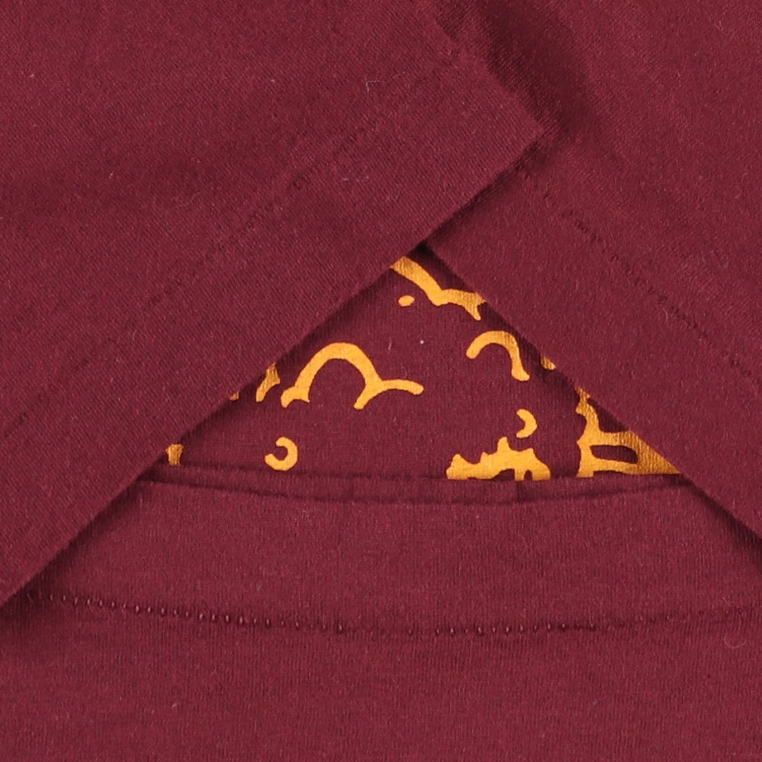 ~90'S CEDAR INN Advertising T-Shirt, Made in USA, Men's Size M (Equivalent), Vintage cotton wine-red Vintage Second Hand