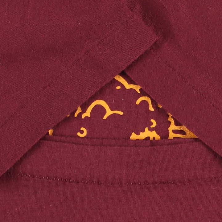 ~90'S CEDAR INN Advertising T-Shirt, Made in USA, Men's Size M (Equivalent), Vintage cotton wine-red Vintage Second Hand