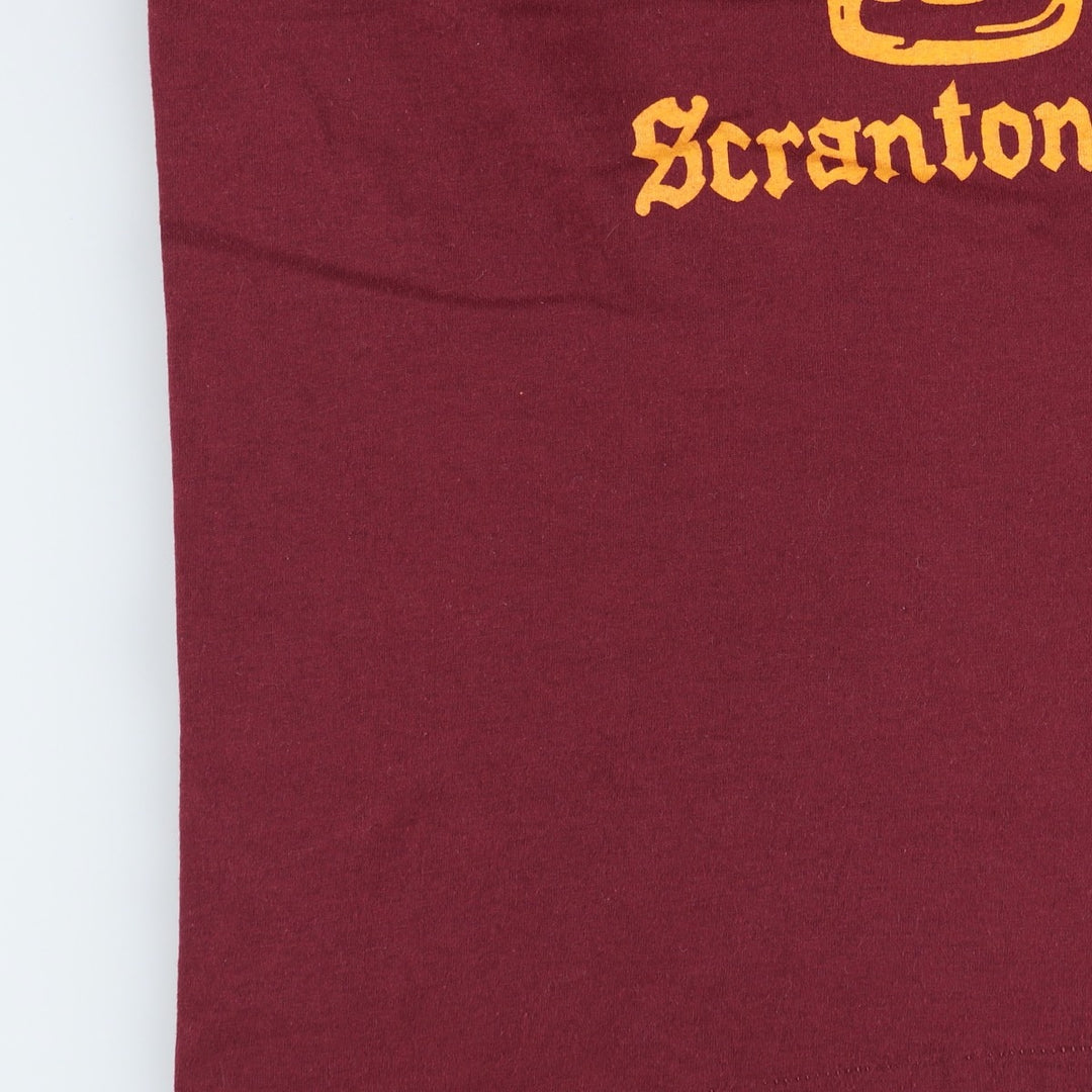 ~90'S CEDAR INN Advertising T-Shirt, Made in USA, Men's Size M (Equivalent), Vintage cotton wine-red Vintage Second Hand