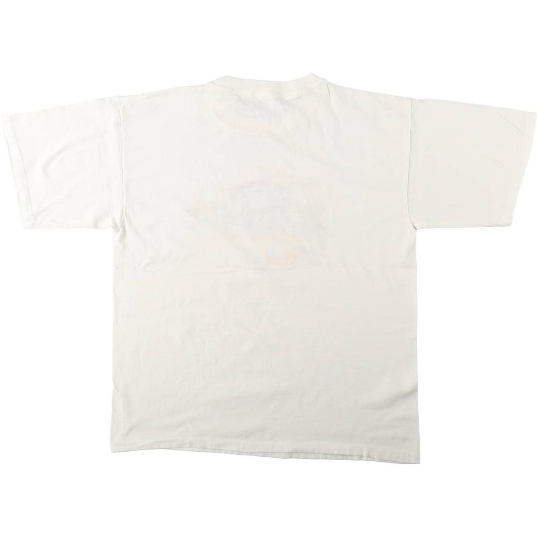 SUGAR CREEK HEAVYWEIGHT Printed T-Shirt, Made in USA, Men's XL (approx.) cotton white type Vintage Second Hand