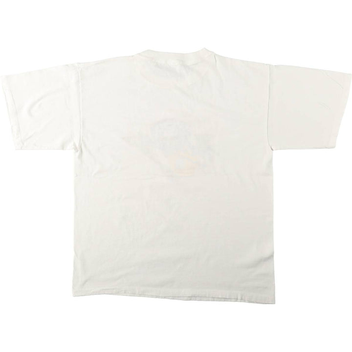 SUGAR CREEK HEAVYWEIGHT Printed T-Shirt, Made in USA, Men's XL (approx.) cotton white type Vintage Second Hand