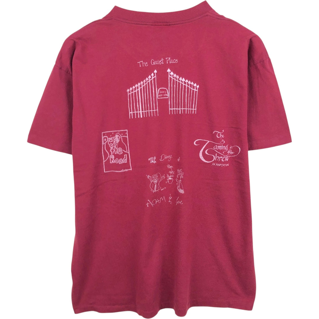 90's ONEITA POWER cotton red type Vintage Second Hand