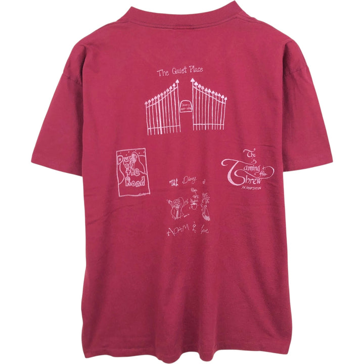 90's ONEITA POWER cotton red type Vintage Second Hand