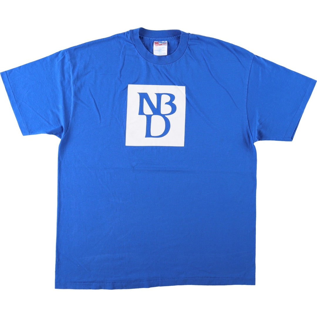 90'S Hanes HEAVYWEIGHT 50 cotton blue type Vintage Second Hand