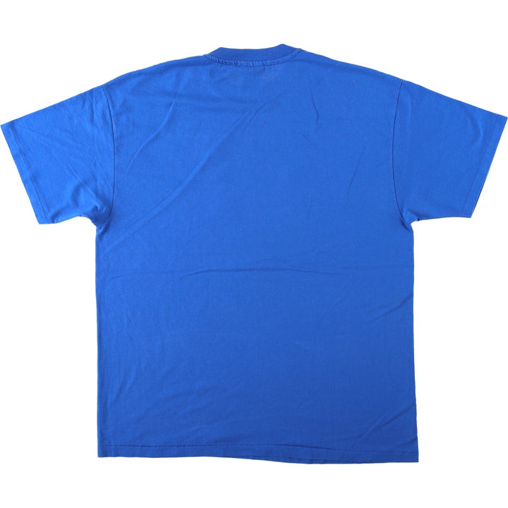 90'S Hanes HEAVYWEIGHT 50 cotton blue type Vintage Second Hand