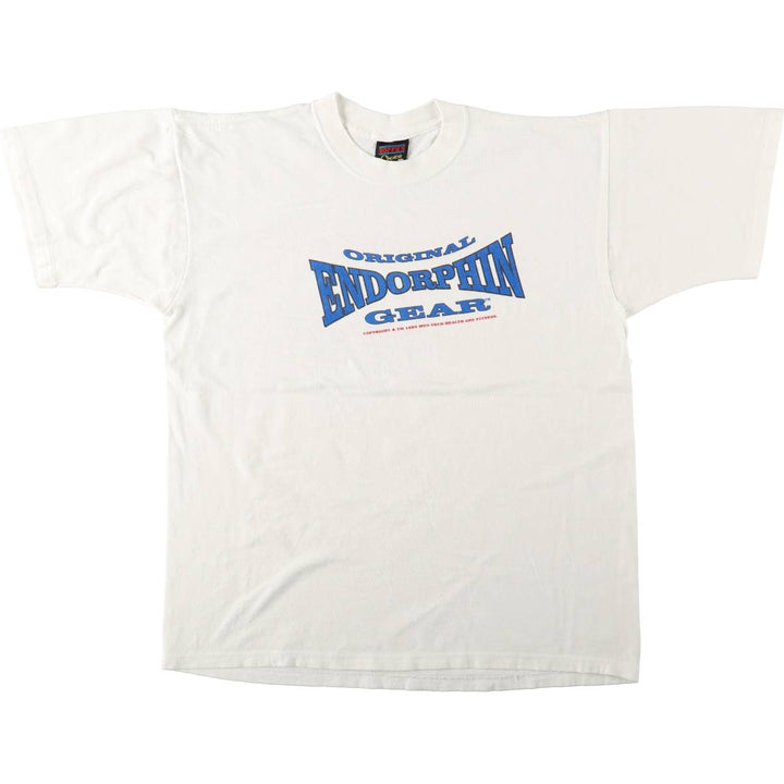 90'S SOFFE SOFFE'S Choice Print T-Shirt, Made in USA, Men's Size L (Equivalent), Vintage cotton white type Vintage Second Hand