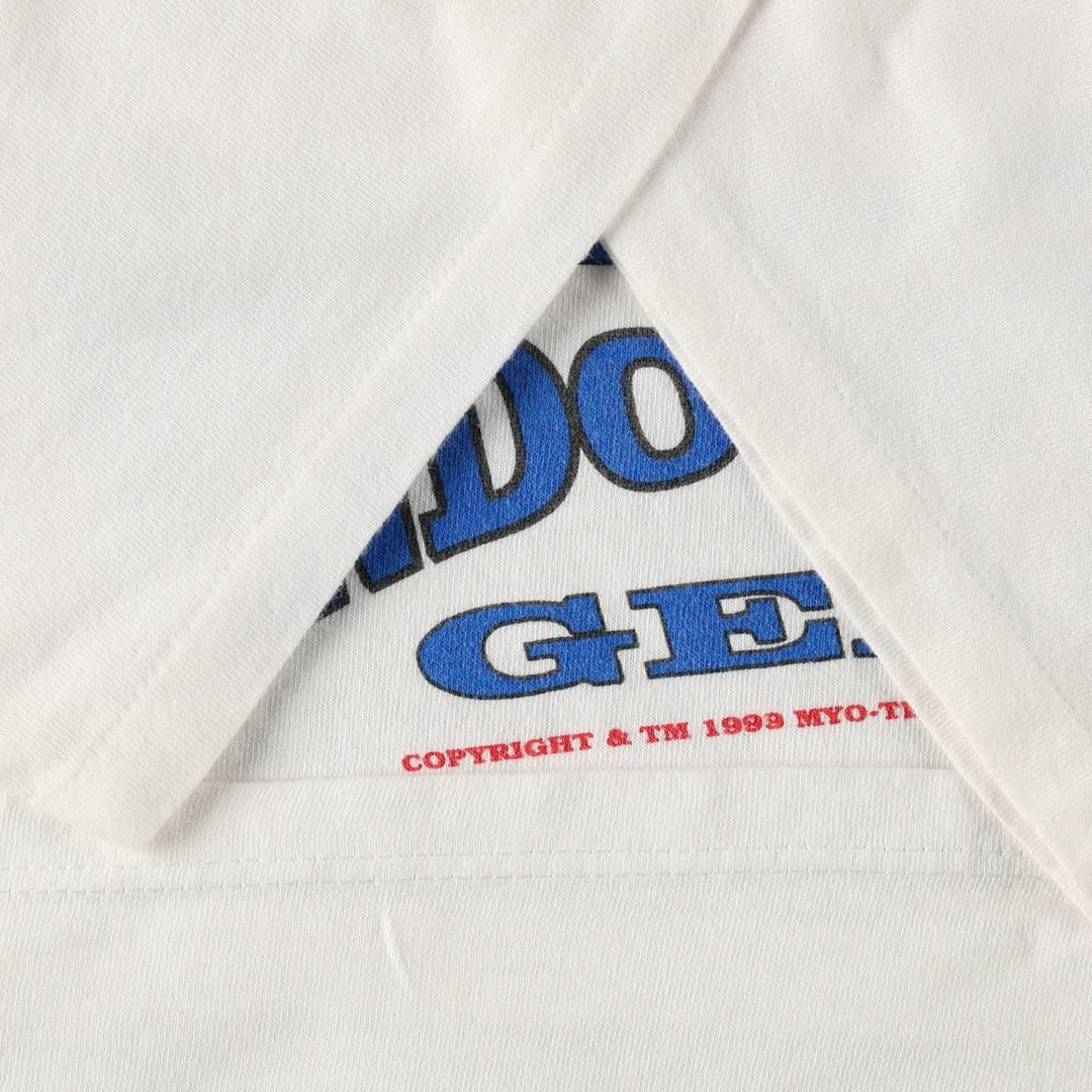 90'S SOFFE SOFFE'S Choice Print T-Shirt, Made in USA, Men's Size L (Equivalent), Vintage cotton white type Vintage Second Hand