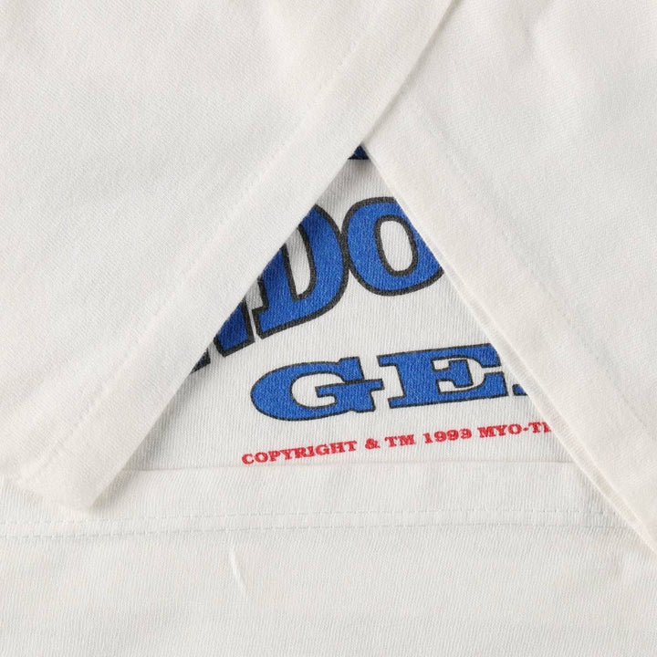 90'S SOFFE SOFFE'S Choice Print T-Shirt, Made in USA, Men's Size L (Equivalent), Vintage cotton white type Vintage Second Hand