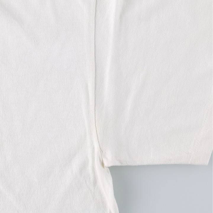 80'S Hanes Kids for Saving Earth Print T-Shirt, Made in USA, Men's Size M (approx.), Vintage cotton white type Vintage Second Hand