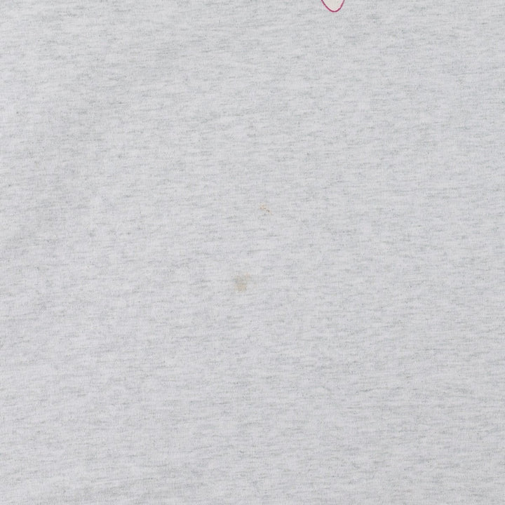 90'S Fruit of the Loom National Rice Month Print T-Shirt, Made in USA, Men's Size L (approx.), Vintage cotton gray type Vintage Second Hand