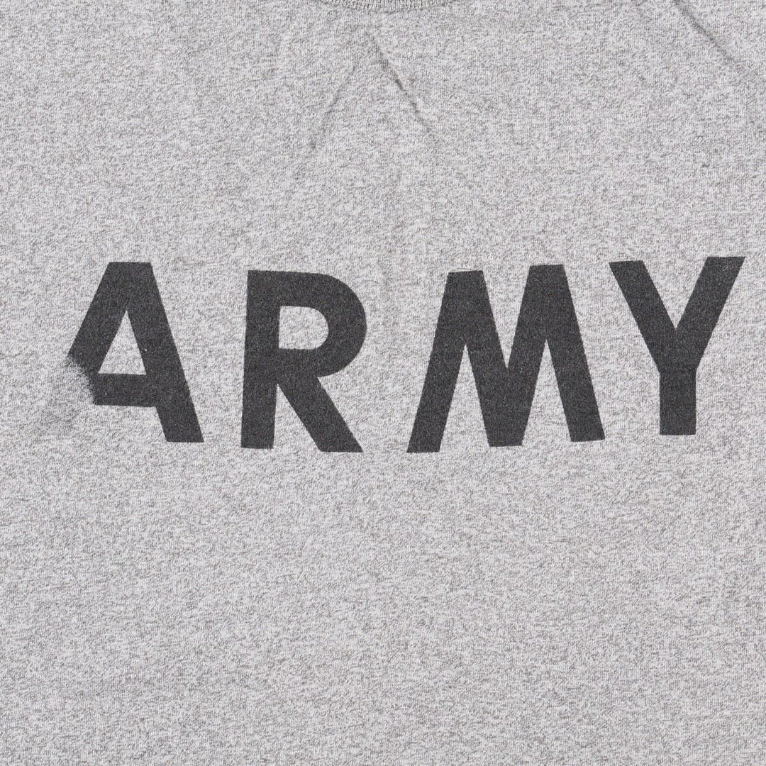 USARMY military print T-shirt, men's size M (equivalent) unclear gray type Vintage Second Hand