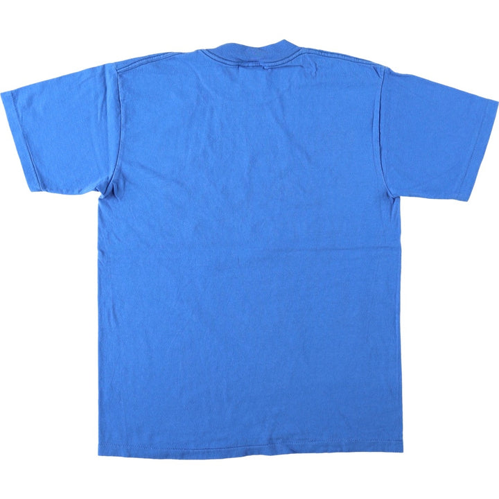 90'S ONEITA Fish Print Animal T-Shirt, Made in USA, Men's Size M (Equivalent), Vintage cotton blue type Vintage Second Hand