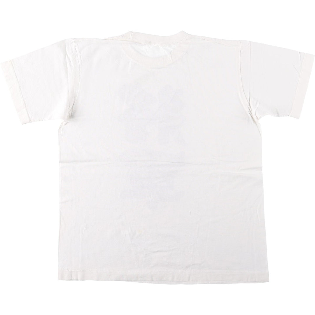 90'S Kanji Print T-Shirt, Men's Size L (Equivalent), Vintage cotton white type Vintage Second Hand