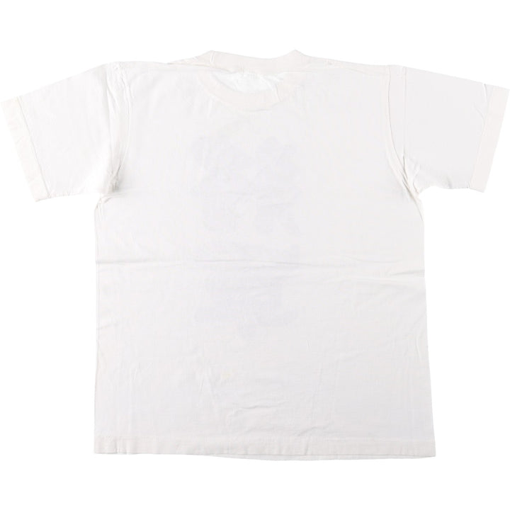 90'S Kanji Print T-Shirt, Men's Size L (Equivalent), Vintage cotton white type Vintage Second Hand