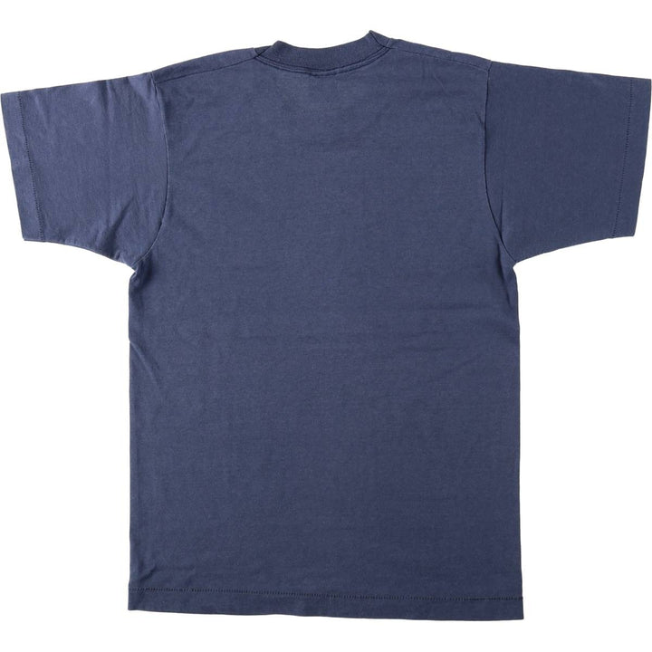 90'S SCREEN STARS Printed T-shirt Made in USA Men's M Vintage cotton navy blue type Vintage Second Hand