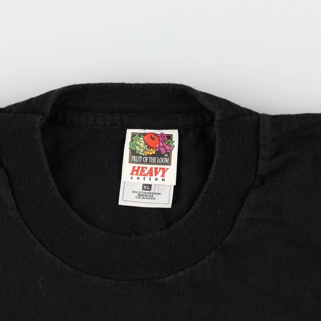 90'S Fruit of the Loom MHS Choir Print T-Shirt, Made in USA, Men's XL equivalent, Vintage cotton black type Vintage Second Hand