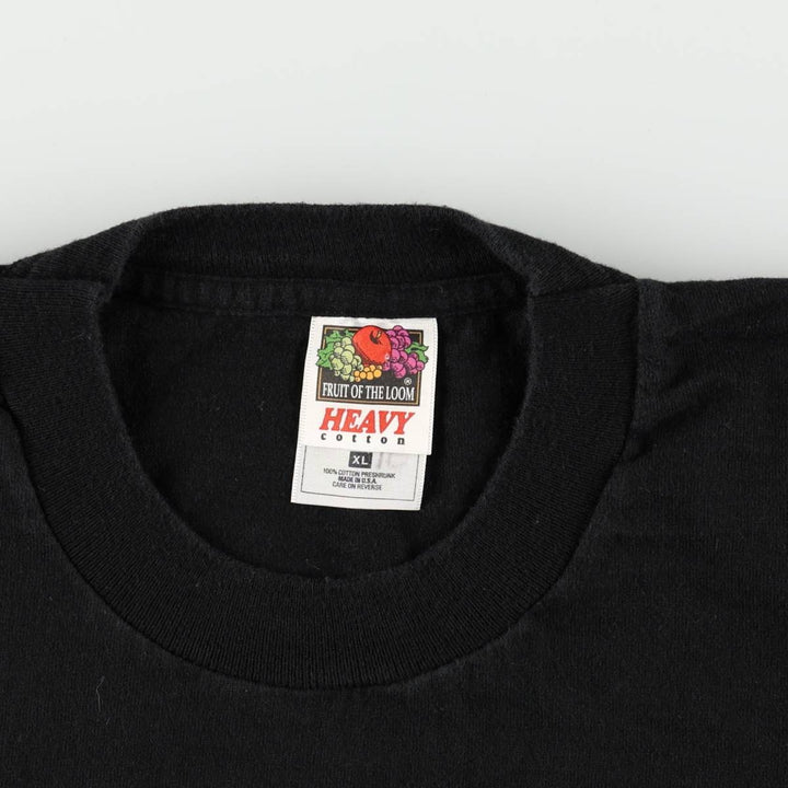 90'S Fruit of the Loom MHS Choir Print T-Shirt, Made in USA, Men's XL equivalent, Vintage cotton black type Vintage Second Hand