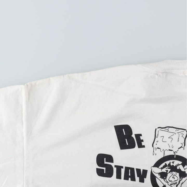 90'S ONEITA KompoZur Wrap T-Shirt, Men's XXL equivalent, Vintage cotton white type Vintage Second Hand