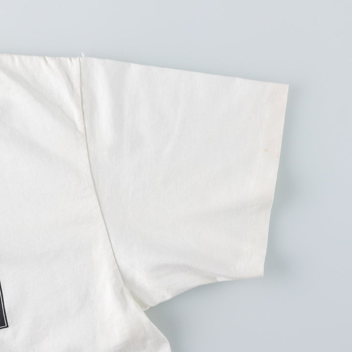90'S ONEITA KompoZur Wrap T-Shirt, Men's XXL equivalent, Vintage cotton white type Vintage Second Hand