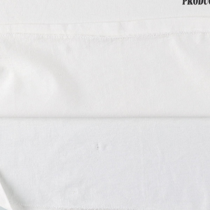 90'S ONEITA KompoZur Wrap T-Shirt, Men's XXL equivalent, Vintage cotton white type Vintage Second Hand