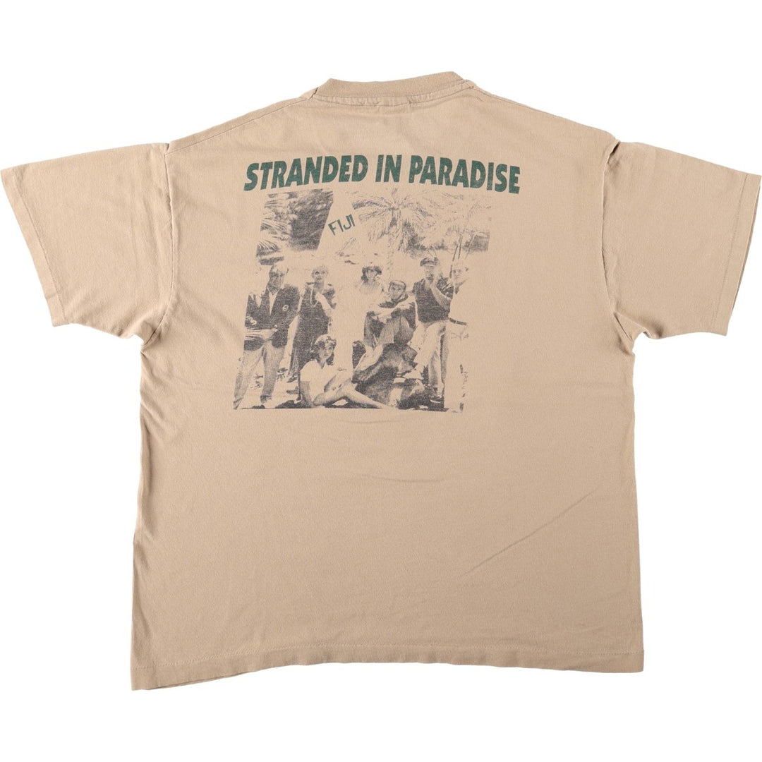 Anvil Photo T-Shirt, Made in USA, Men's XL (approx.) cotton beige type brown Vintage Second Hand