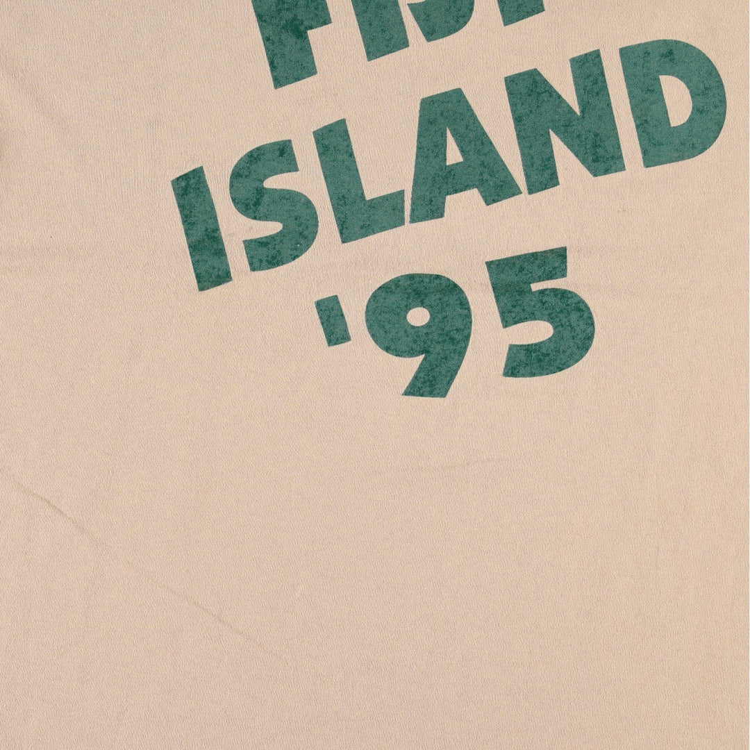 Anvil Photo T-Shirt, Made in USA, Men's XL (approx.) cotton beige type brown Vintage Second Hand