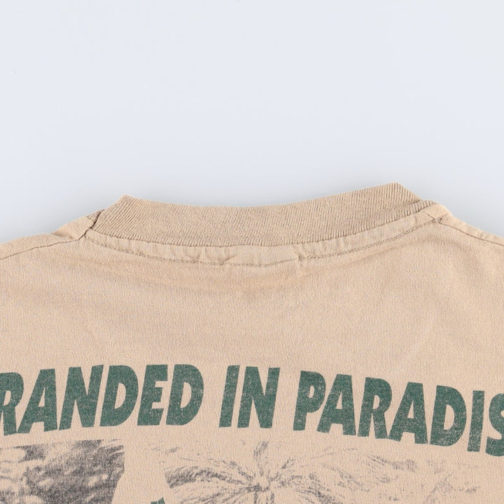 Anvil Photo T-Shirt, Made in USA, Men's XL (approx.) cotton beige type brown Vintage Second Hand