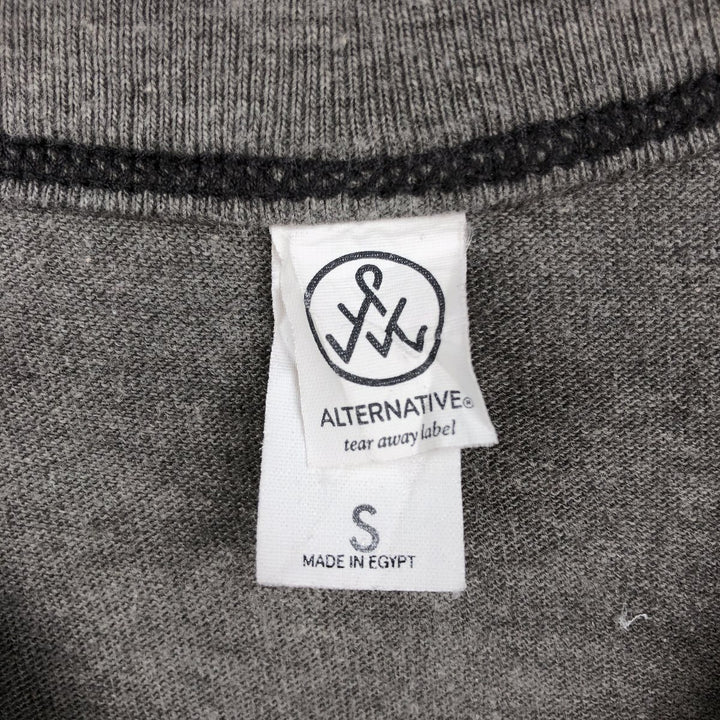 90'S ALTERNATEVE SPoT! Bagels by Perry advertising T-shirt, men's size S equivalent, vintage. unclear gray type Vintage Second Hand