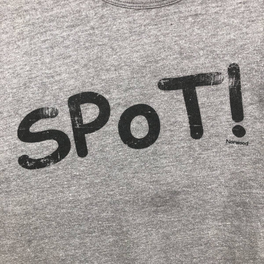 90'S ALTERNATEVE SPoT! Bagels by Perry advertising T-shirt, men's size S equivalent, vintage. unclear gray type Vintage Second Hand
