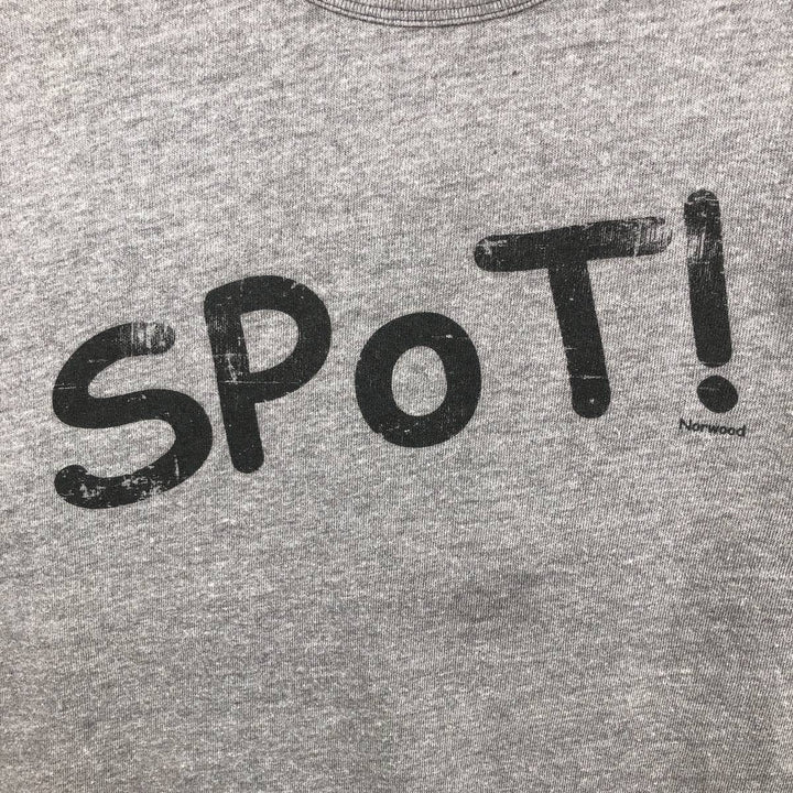 90'S ALTERNATEVE SPoT! Bagels by Perry advertising T-shirt, men's size S equivalent, vintage. unclear gray type Vintage Second Hand