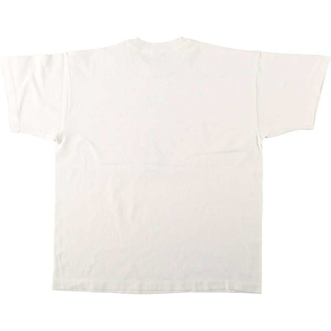 90'S Screen Stars Fruit of the Loom Animal Pattern USA-made Men's XL equivalent Vintage cotton white type Vintage Second Hand