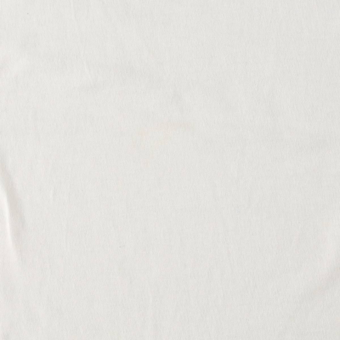 90'S Fruit of the Loom printed T-shirt, made in the USA, men's XL size, vintage cotton white type Vintage Second Hand