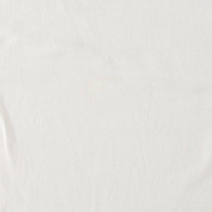 90'S Fruit of the Loom printed T-shirt, made in the USA, men's XL size, vintage cotton white type Vintage Second Hand