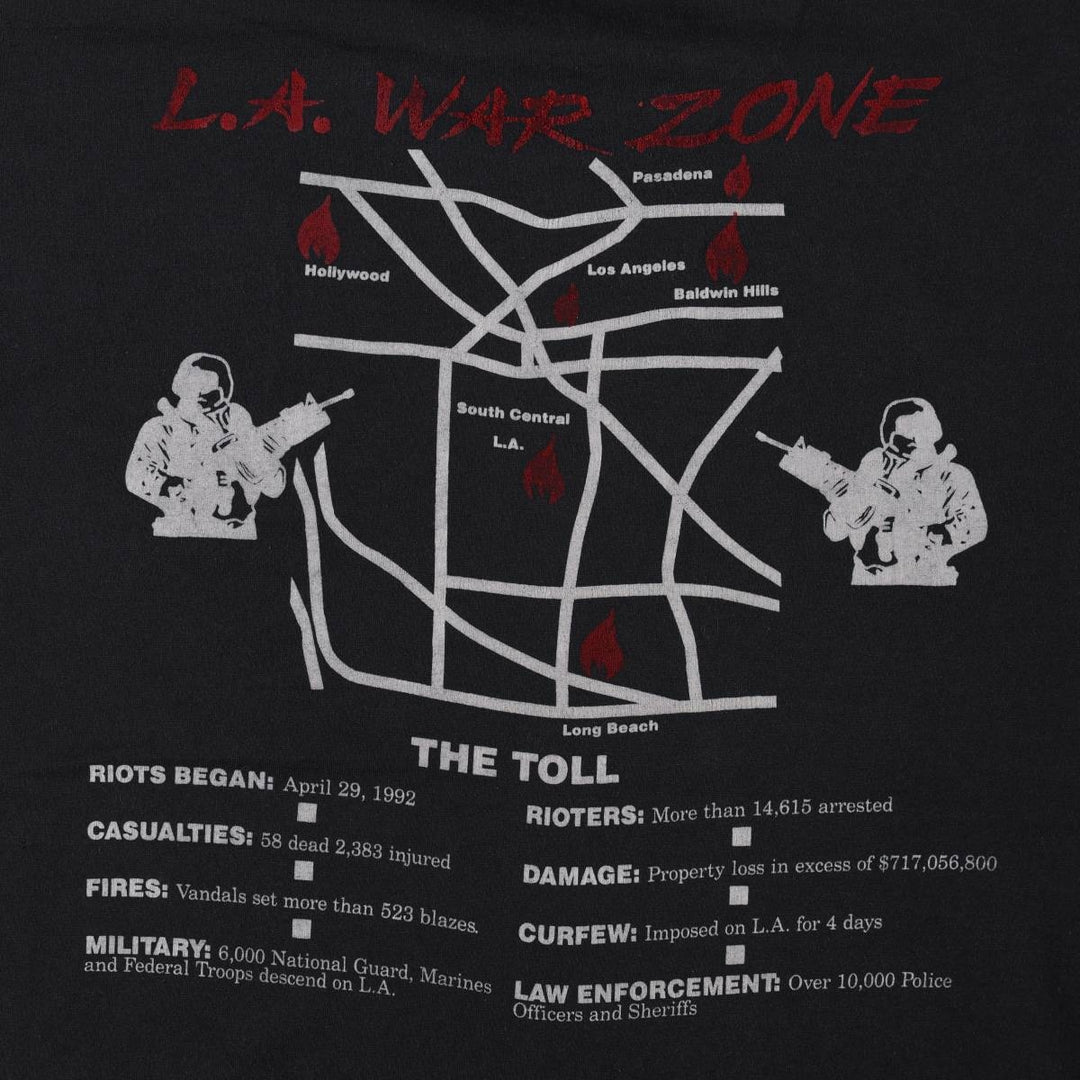 90'S Screen Stars Best Printed T-shirt Made in USA Men's XL Vintage cotton black type Vintage Second Hand