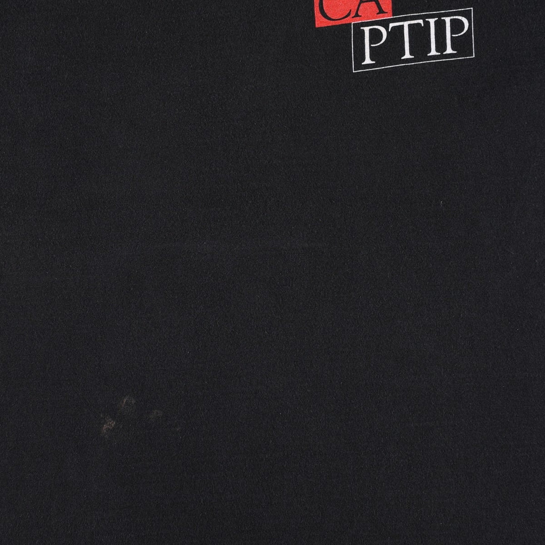 2000'S Fruit of the Loom Heavy Cotton Print T-Shirt, Men's Size M (approx.) cotton black type Vintage Second Hand