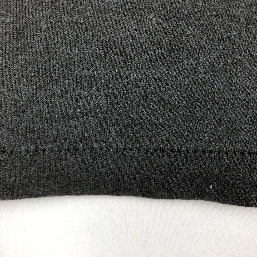 Tee Swing Message Print T-Shirt, Made in USA, Men's Size L (approx.) cotton black type Vintage Second Hand