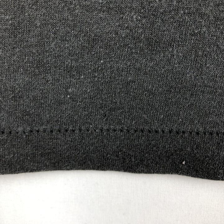 Tee Swing Message Print T-Shirt, Made in USA, Men's Size L (approx.) cotton black type Vintage Second Hand