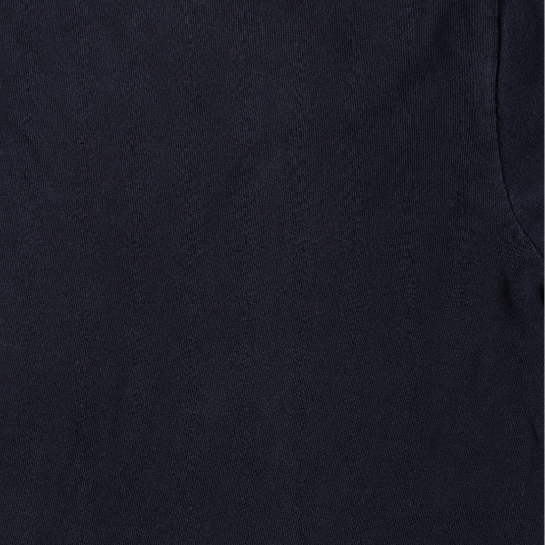 2000'S JENSEN Print T-Shirt, Made in USA, Men's Size XXXL (approx.) cotton navy blue type Vintage Second Hand