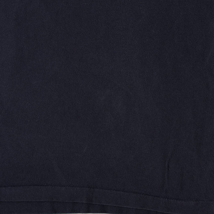 2000'S JENSEN Print T-Shirt, Made in USA, Men's Size XXXL (approx.) cotton navy blue type Vintage Second Hand