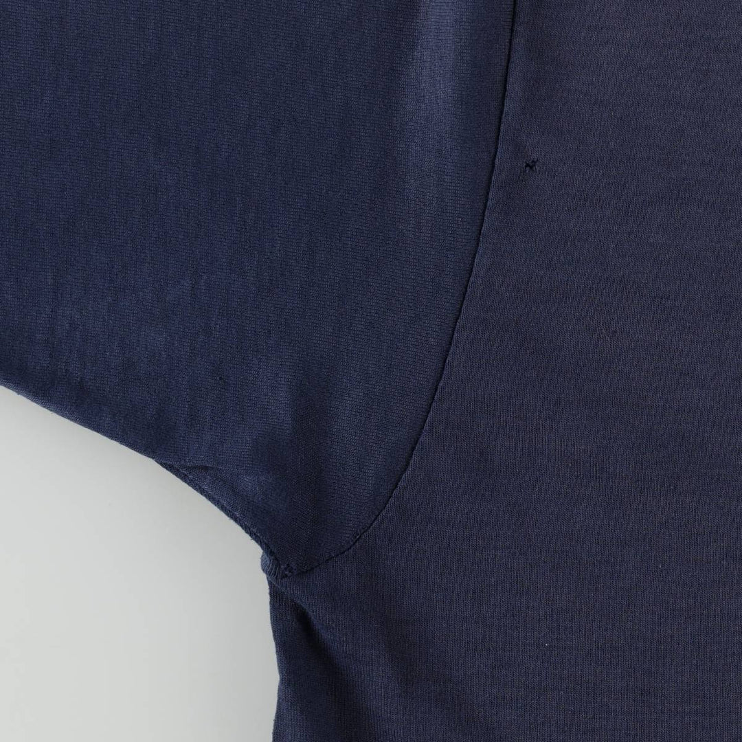 90'S Vintage Fruit of the Loom Vest Print T-Shirt, Men's XXL unclear navy blue type Vintage Second Hand