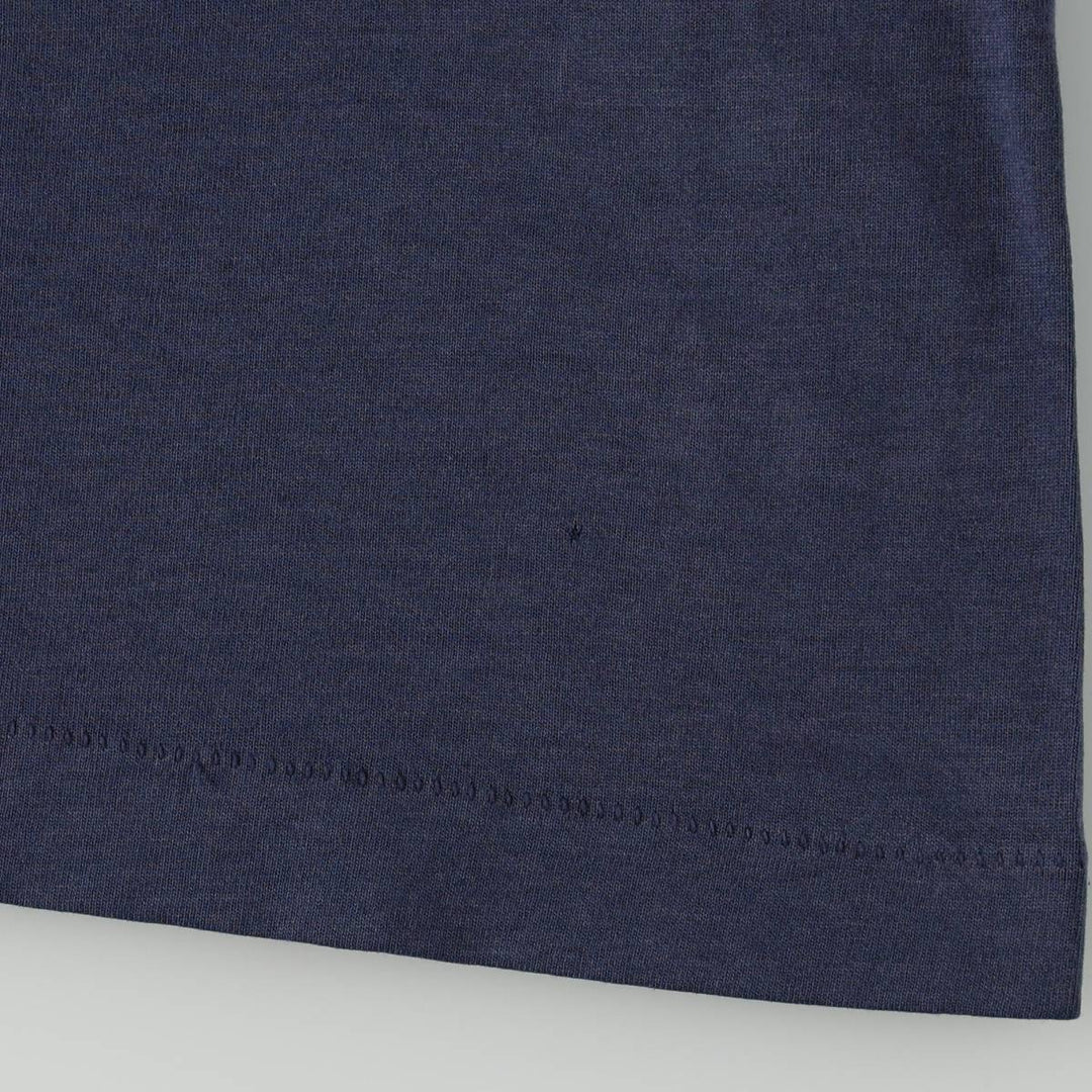90'S Vintage Fruit of the Loom Vest Print T-Shirt, Men's XXL unclear navy blue type Vintage Second Hand