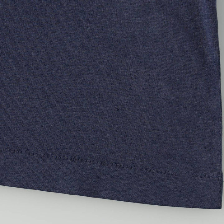 90'S Vintage Fruit of the Loom Vest Print T-Shirt, Men's XXL unclear navy blue type Vintage Second Hand